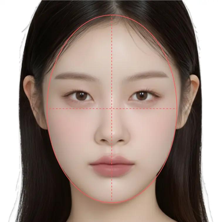 얼굴형 분석